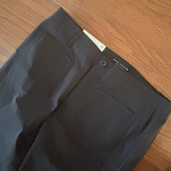 NWT Social Standard by Sanctuary Ladies Juliet Twill Crop Pant Straight Wide Leg - Picture 5 of 12